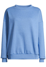 salzhaut - ANNI Damen Sweatshirt Oversized - adenauer & co - Anker - Basic - 2 - #farbe_Ocean Blue