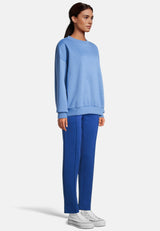salzhaut - ANNI Damen Sweatshirt Oversized - adenauer & co - Anker - Basic - 6 - #farbe_Ocean Blue