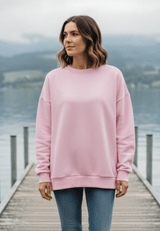 salzhaut - ANNI Damen Sweatshirt Oversized - adenauer & co - Anker - Basic - 7 - #farbe_Rosé