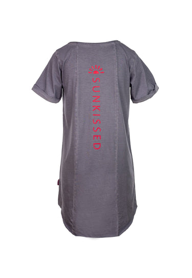 salzhaut - ANTONIA Sunkissed Damen Relaxed - Fit - Backprint - Reduziert - Rundhals - 6 - #farbe_grey-melange