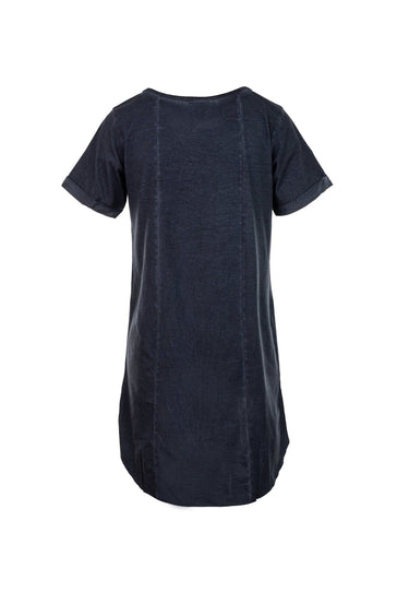 Salzhaut - ANTONIA You&me Damen Relaxed-Fit - Frontprint - Reduziert - Rundhals - 5 - #farbe_navy