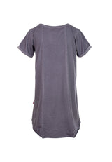 Salzhaut - ANTONIA You&me Damen Relaxed-Fit - Frontprint - Reduziert - Rundhals - 7 - #farbe_grey-melange