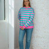 salzhaut - ARFEN Damen Relaxed - Fit - adenauer & co - Anker - Basic - 1 - farbe_Blossom - Lagoon
