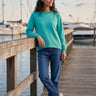 Salzhaut - AVER Damen Relaxed-Fit - Damen - Langarmshirt - Longsleeve - 1 - #farbe_lagoon