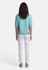 salzhaut - BAFF Damen Oversized - adenauer & co - Anker - Basic - 12 - #farbe_Aqua