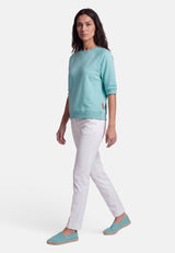 salzhaut - BAFF Damen Oversized - adenauer & co - Anker - Basic - 13 - #farbe_Aqua
