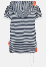 salzhaut - BAGALUTEN Damen Gerade - adenauer & co - All-over-Print - Anker - 15 - #farbe_Navy-Offwhite