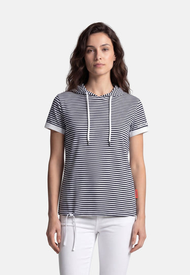 salzhaut - BAGALUTEN Damen Gerade - adenauer & co - All-over-Print - Anker - 11 - #farbe_Navy-Offwhite