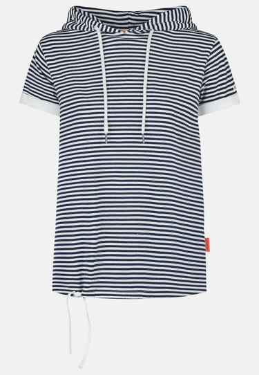 salzhaut - BAGALUTEN Damen Gerade - adenauer & co - All-over-Print - Anker - 10 - #farbe_Navy-Offwhite