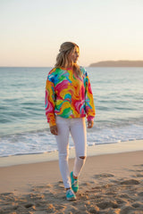 salzhaut - BETÜDELN Damen normale Passform - adenauer & co - All - over - Print - Anker - 1 - #farbe_Multicolor