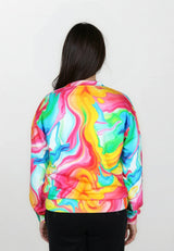 Salzhaut - BETÜDELN Damen normale Passform - All-over-Print - bunt - Sweatshirt - 4 - #farbe_multicolor