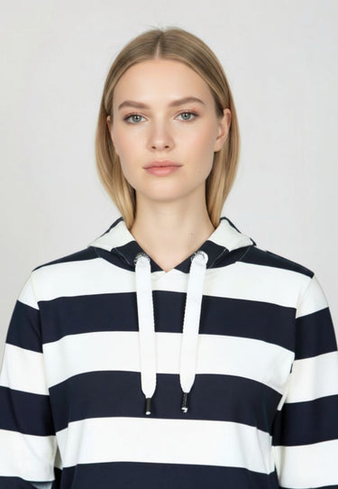 salzhaut - BIERGEN Damen normale Passform, Tailliert - adenauer & co - Anker - Basic - 6 - farbe_Navy Offwhite