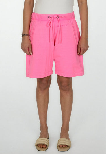 Salzhaut - BIHUS Damen Relaxed-Fit - Basic Casual - Bermuda - Hose - 3 - #farbe_neon-pink