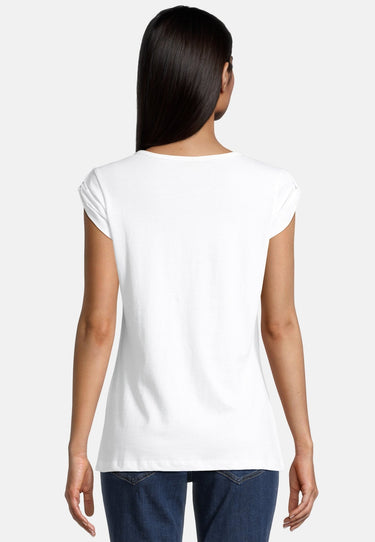 salzhaut - BIIKE - CAMPER Damen Tailliert - Frontprint - Rundhals - T-Shirt - 19 - #farbe_white