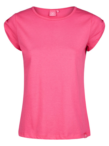 salzhaut - BIIKE Damen Tailliert - Basic Casual - Damen - Polo-Shirt - 25 - #farbe_pink