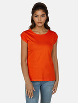 salzhaut - BIIKE Damen Shirt Tailliert - adenauer & co - Anker - Basic - 32 - #farbe_Mandarin