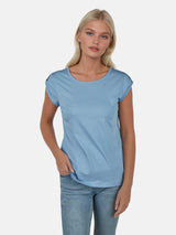 salzhaut - BIIKE Damen Shirt Tailliert - adenauer & co - Anker - Basic - 49 - #farbe_Ice Blue