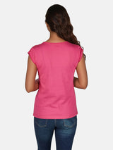 salzhaut - BIIKE Damen Shirt Tailliert - adenauer & co - Anker - Basic - 28 - #farbe_Pink