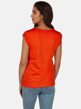 salzhaut - BIIKE Damen Shirt Tailliert - adenauer & co - Anker - Basic - 33 - #farbe_Mandarin