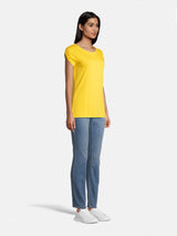 salzhaut - BIIKE Damen Shirt Tailliert - adenauer & co - Anker - Basic - 11 - #farbe_Yellow