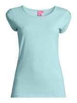 salzhaut - BIIKE Damen Shirt Tailliert - adenauer & co - Anker - Basic - 41 - #farbe_Aqua