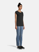salzhaut - BIIKE Damen Shirt Tailliert - adenauer & co - Anker - Basic - 73 - #farbe_Black