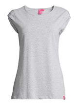 salzhaut - BIIKE Damen Shirt Tailliert - adenauer & co - Anker - Basic - 59 - #farbe_Grey Melange