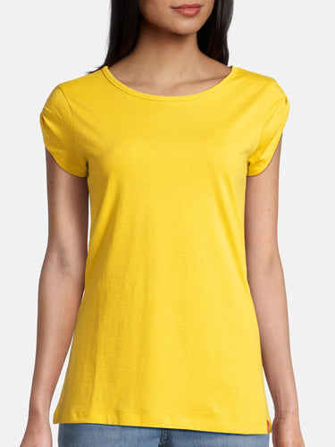 salzhaut - BIIKE Damen Tailliert - Basic Casual - Damen - Polo-Shirt - 9 - #farbe_yellow