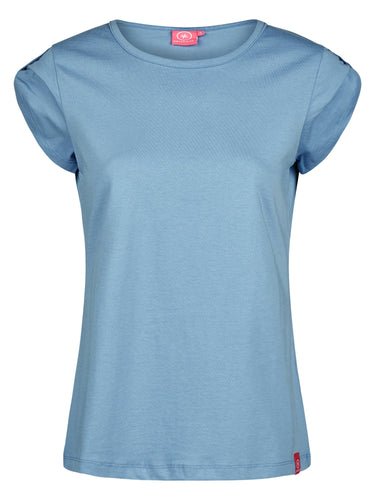 salzhaut - BIIKE Damen Tailliert - Basic Casual - Damen - Polo-Shirt - 47 - #farbe_ice-blue