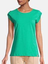 salzhaut - BIIKE Damen Shirt Tailliert - adenauer & co - Anker - Basic - 37 - #farbe_Apple Green