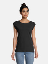 salzhaut - BIIKE Damen Shirt Tailliert - adenauer & co - Anker - Basic - 69 - #farbe_Black