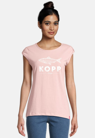 salzhaut - BIIKE - FISCHKOPP DIGGA Damen Tailliert - Frontprint - Rundhals - T-Shirt - 6 - #farbe_pearl