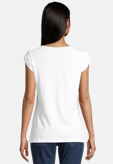 salzhaut - BIIKE - FISCHKOPP DIGGA Damen Tailliert - Frontprint - Rundhals - T-Shirt - 19 - #farbe_white