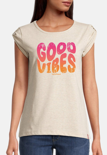 salzhaut - BIIKE - GOOD VIBES Damen - Frontprint - Hamburg - Verlauf - 3 - #farbe_ecru-melange-neon-orange-neon-pink