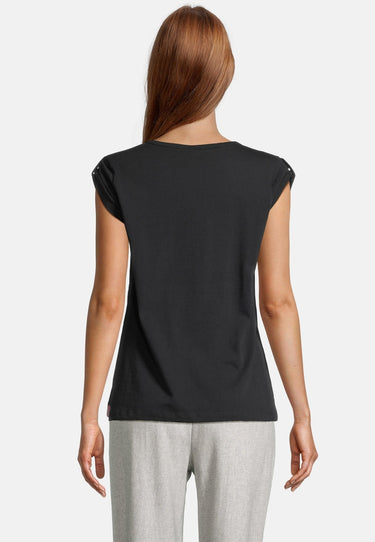 salzhaut - BIIKE - LIEBE Damen Tailliert - Frontprint - Hamburg - T-Shirt - 14 - #farbe_black