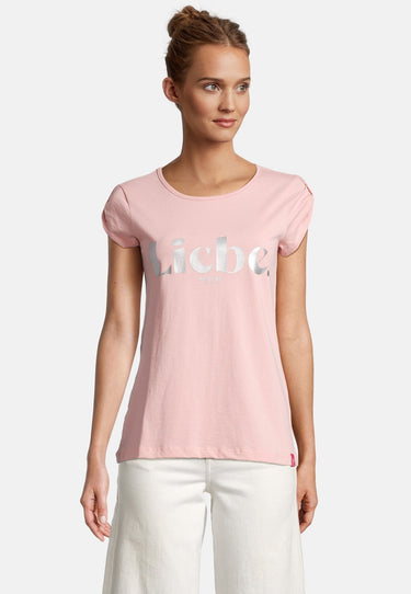 salzhaut - BIIKE - LIEBE Damen Tailliert - Frontprint - Hamburg - T-Shirt - 1 - #farbe_pearl