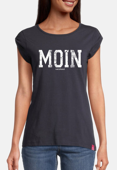 salzhaut - BIIKE - MOIN Damen Tailliert - Damen - Frontprint - Rundhals - 3 - #farbe_navy-white