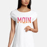 salzhaut - BIIKE - MOIN VERLAUF Damen eng anliegend - Frontprint - T-Shirt - Verlauf - 6 - #farbe_white-neon-orange-neon-pink