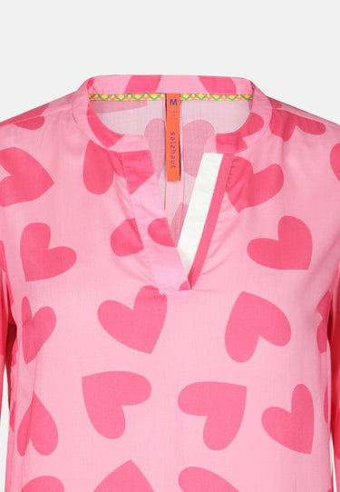 Salzhaut - BLIED Damen normale Passform - All-over-Print - Bluse - Longbluse - 8 - #farbe_multicolor