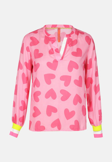 Salzhaut - BLIED Damen normale Passform - All-over-Print - Bluse - Longbluse - 2 - #farbe_multicolor