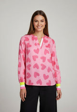 salzhaut - BLIED Damen Bluse normale Passform - adenauer & co - All-over-Print - Anker - 3 - #farbe_Multicolor