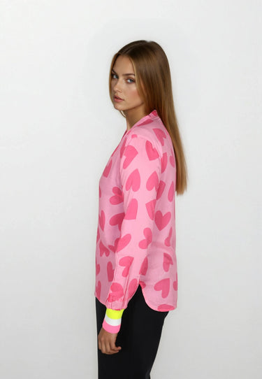 Salzhaut - BLIED Damen normale Passform - All-over-Print - Bluse - Longbluse - 5 - #farbe_multicolor