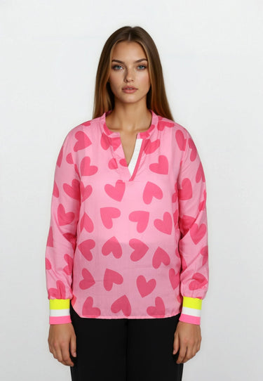 Salzhaut - BLIED Damen normale Passform - All-over-Print - Bluse - Longbluse - 3 - #farbe_multicolor