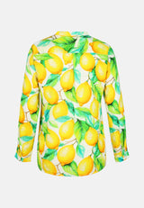 salzhaut - BLUSTERICH Damen Bluse normale Passform - adenauer & co - All-over-Print - Anker - 7 - #farbe_Multicolor