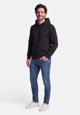 salzhaut - BODDEN Herren Hoodie Regular Fit - adenauer & co - Anker - Basic - 20 - #farbe_Black