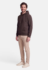 salzhaut - BODDEN Herren Hoodie Regular Fit - adenauer & co - Anker - Basic - 9 - #farbe_Chocolate