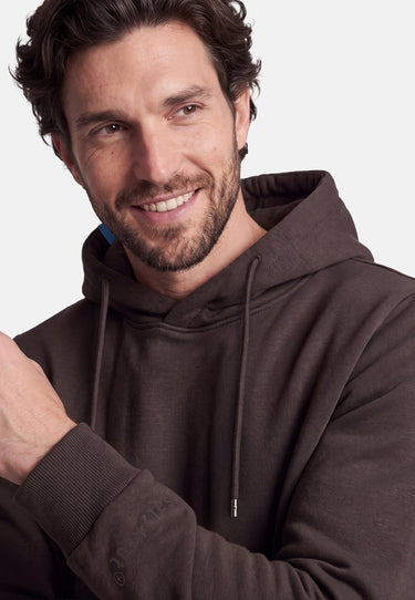 salzhaut - BODDEN Herren Hoodie Regular Fit - adenauer & co - Anker - Basic - 11 - #farbe_Chocolate