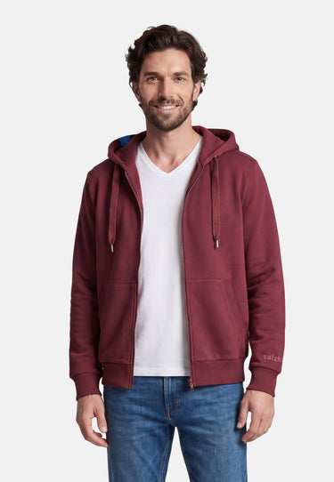 salzhaut - BREKER Herren normale Passform - adenauer & co - Anker - Basic - 51 - #farbe_Merlot