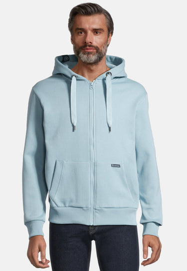 salzhaut - BREKER Herren normale Passform - Kapuzenpulli - kuschelig - Sweatjacke - 36 - #farbe_breeze