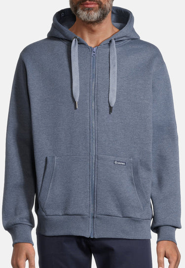 salzhaut - BREKER Herren normale Passform - Kapuzenpulli - kuschelig - Sweatjacke - 23 - #farbe_jeans-blue